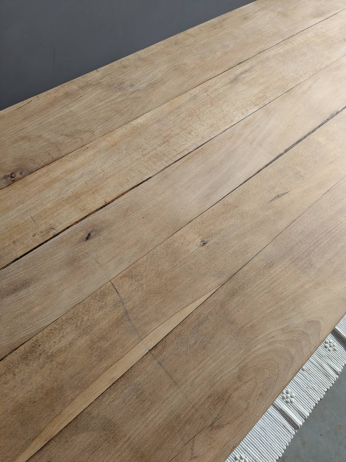 Restored farmhouse dining table