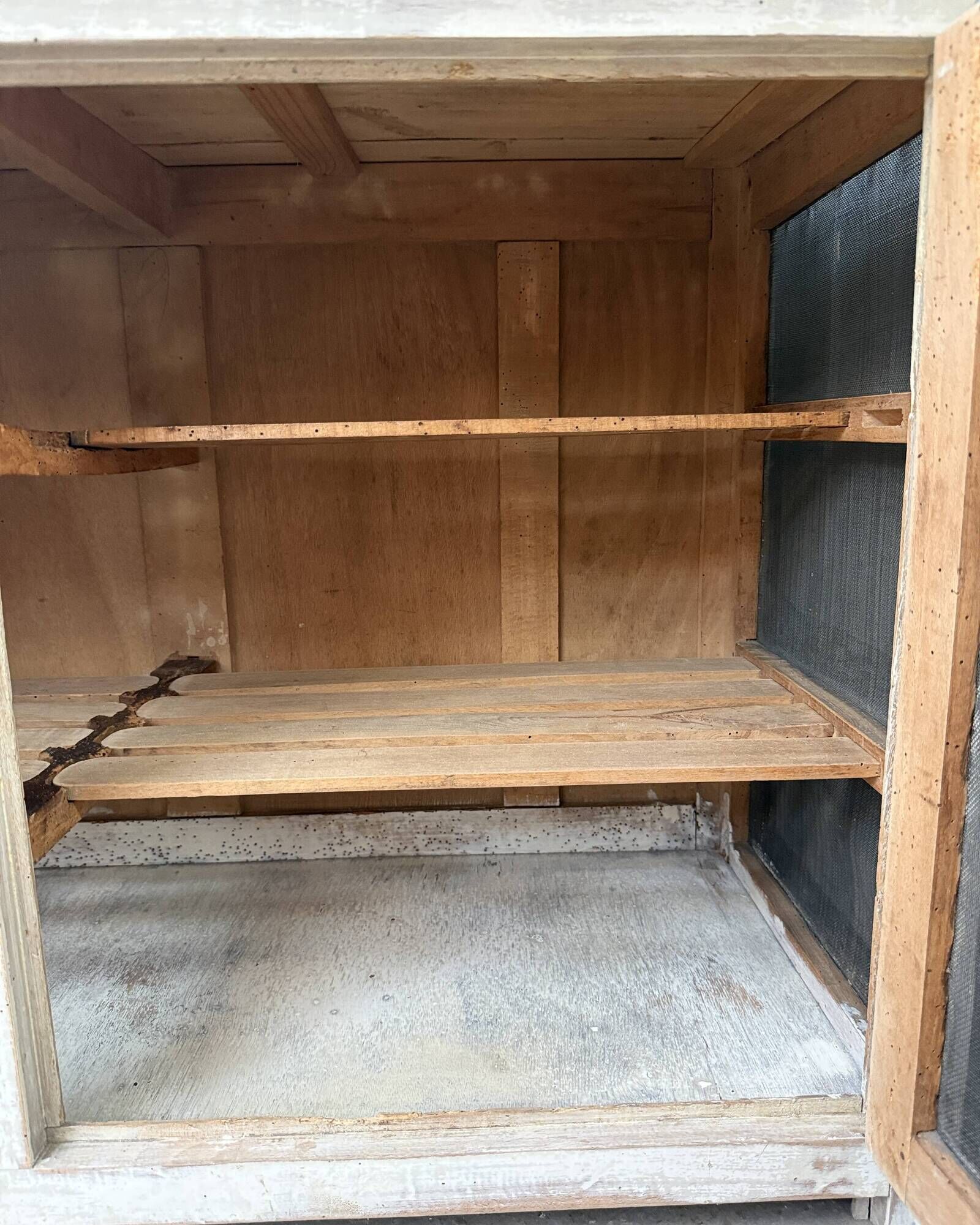 Patinated (renovated) pantry.