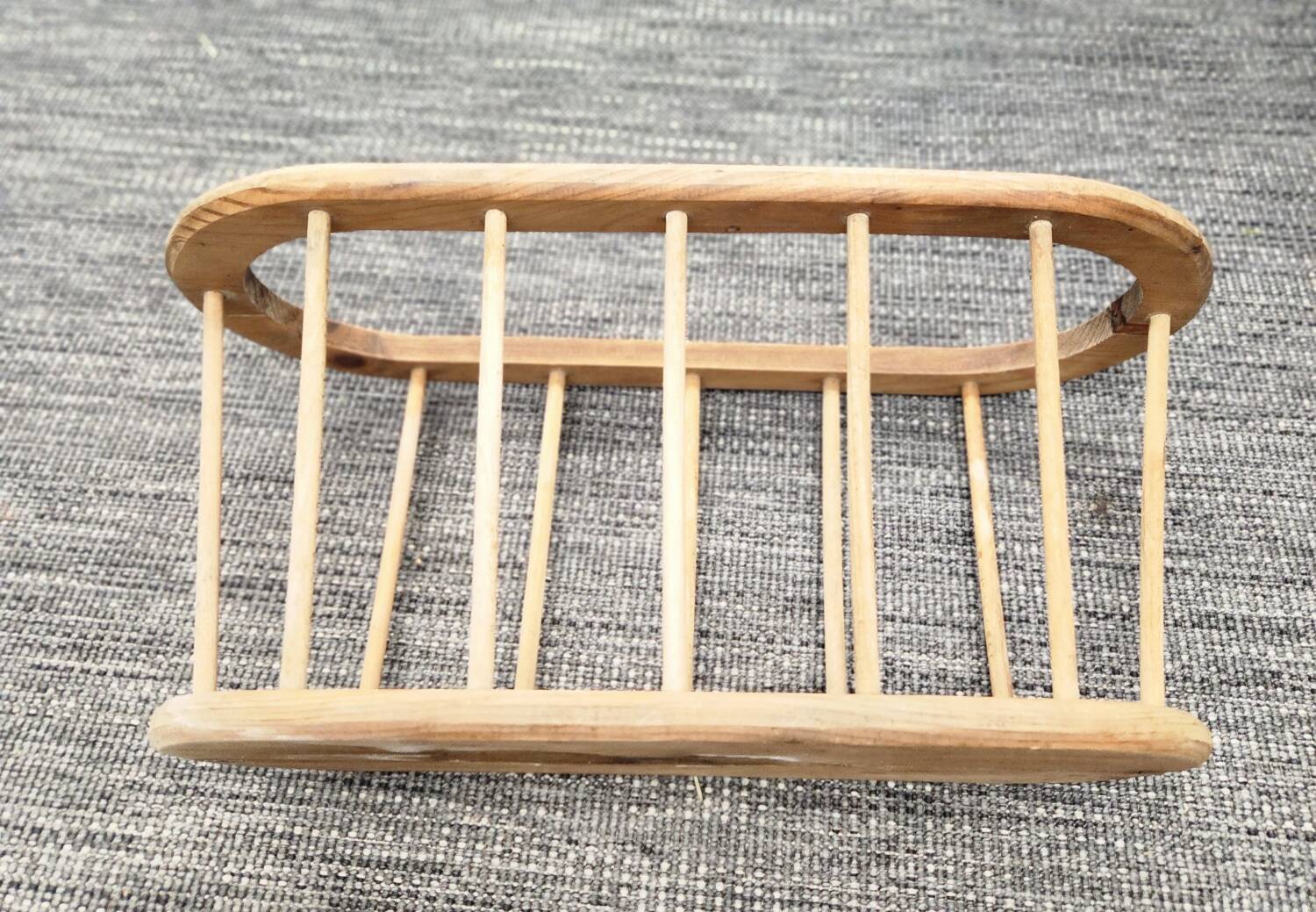 Wooden magazine rack, Scandinavian style