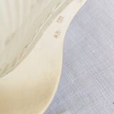 Silver scallop butter dish