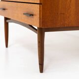 Teak chest of drawers by V-form (Belgium, 1960s).