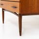 Commode en teck de V-form (Belgique, années 1960).