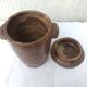 Glazed terracotta pot