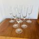 6 limited edition champagne flutes, new Arques crystal