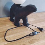 Art deco style bear lamp