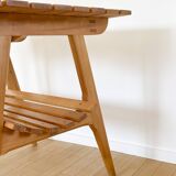 Scandinavian style wooden table