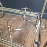 Antique trolley, vintage serving cart, drinks bar furniture.