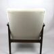 Fauteuil beige velvet années 1970