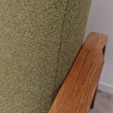 Green Banquette Daybed from Czechoslovakia 1960