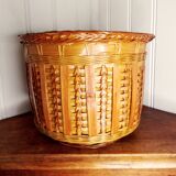 Cache pot osier vintage