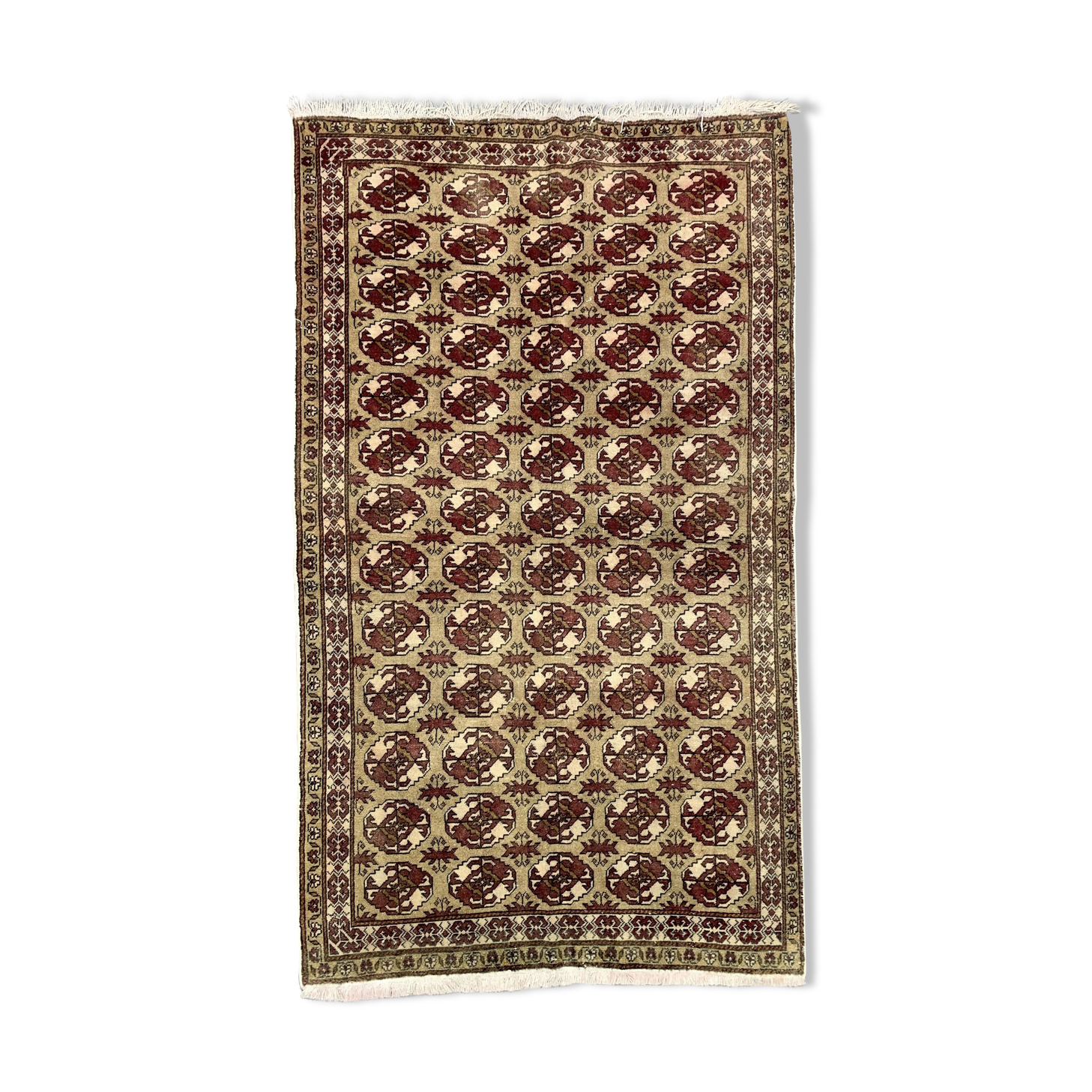 Vintage turkish rug 225x131 cm