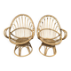 1960s Rattan Egg Chairs from France