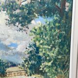 Painting Y. Guilmineau Painter Vendée, Deux Sèvres, Green Venice, Coulon...