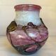 Blown crystal vase Novaro Jean Claude