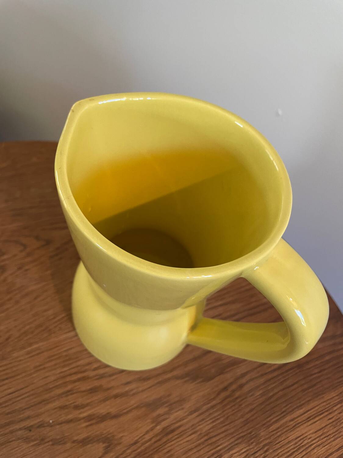 Vintage yellow pitcher Saint Clément 7821 Year 50