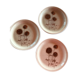 Set of dessert plates in Sarreguemines sandstone