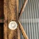 Patinated wall cabinet 2 doors