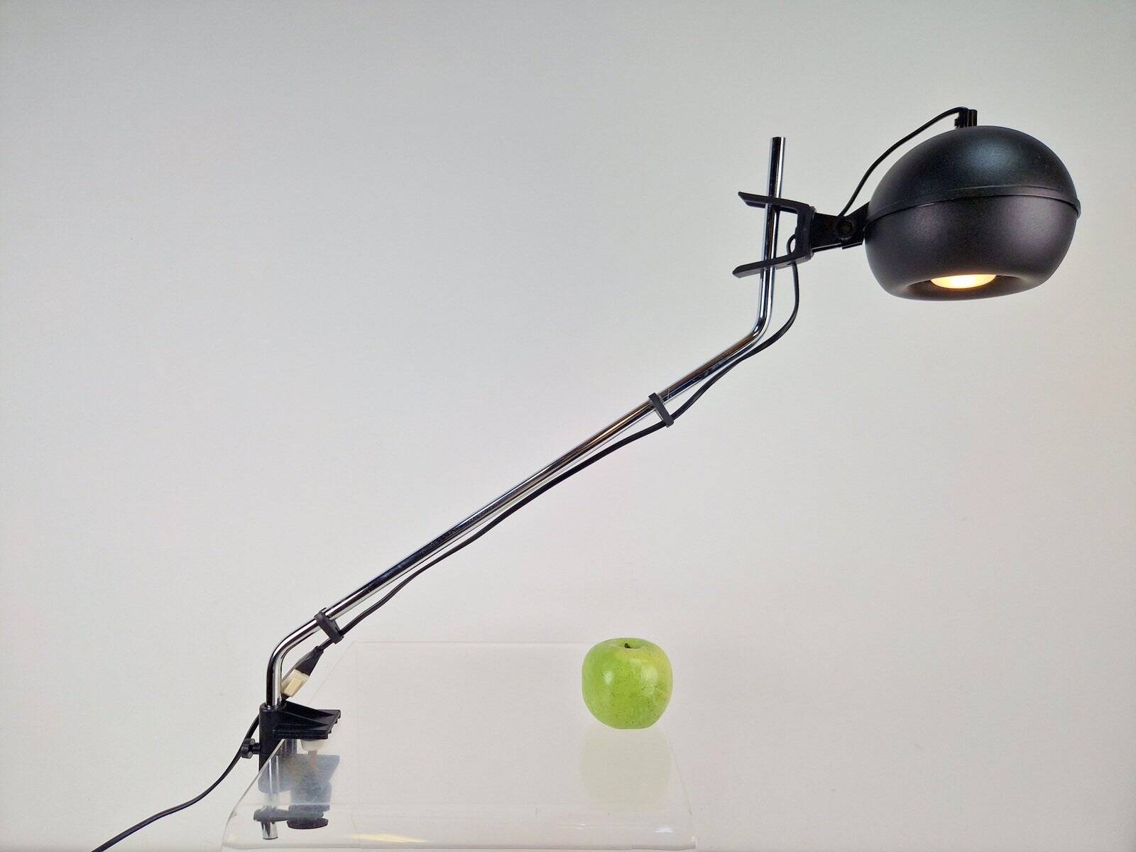 Vintage Space Age Clamp Desk Lamp, 1970s