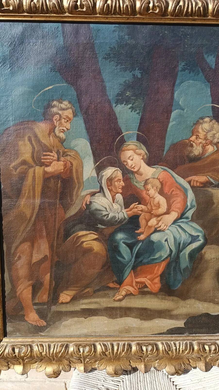 Antique Oil Painting on Canvas - Italian School 18