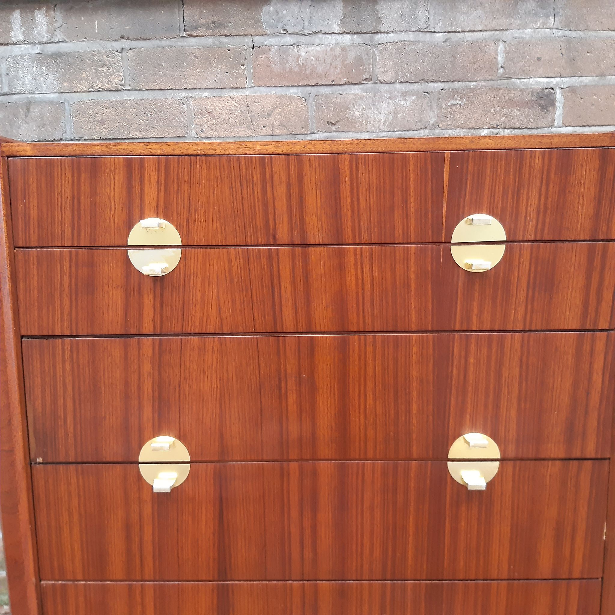 Mid century chest of drawers retro vintage furniture