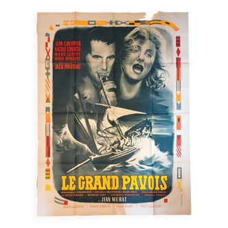 Affiche cinéma film le grand pavois 1954