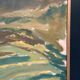 Swedish Oil on Panel “Landscape” by Lars Stocks,Framed & Vintage 77 × 57 cm