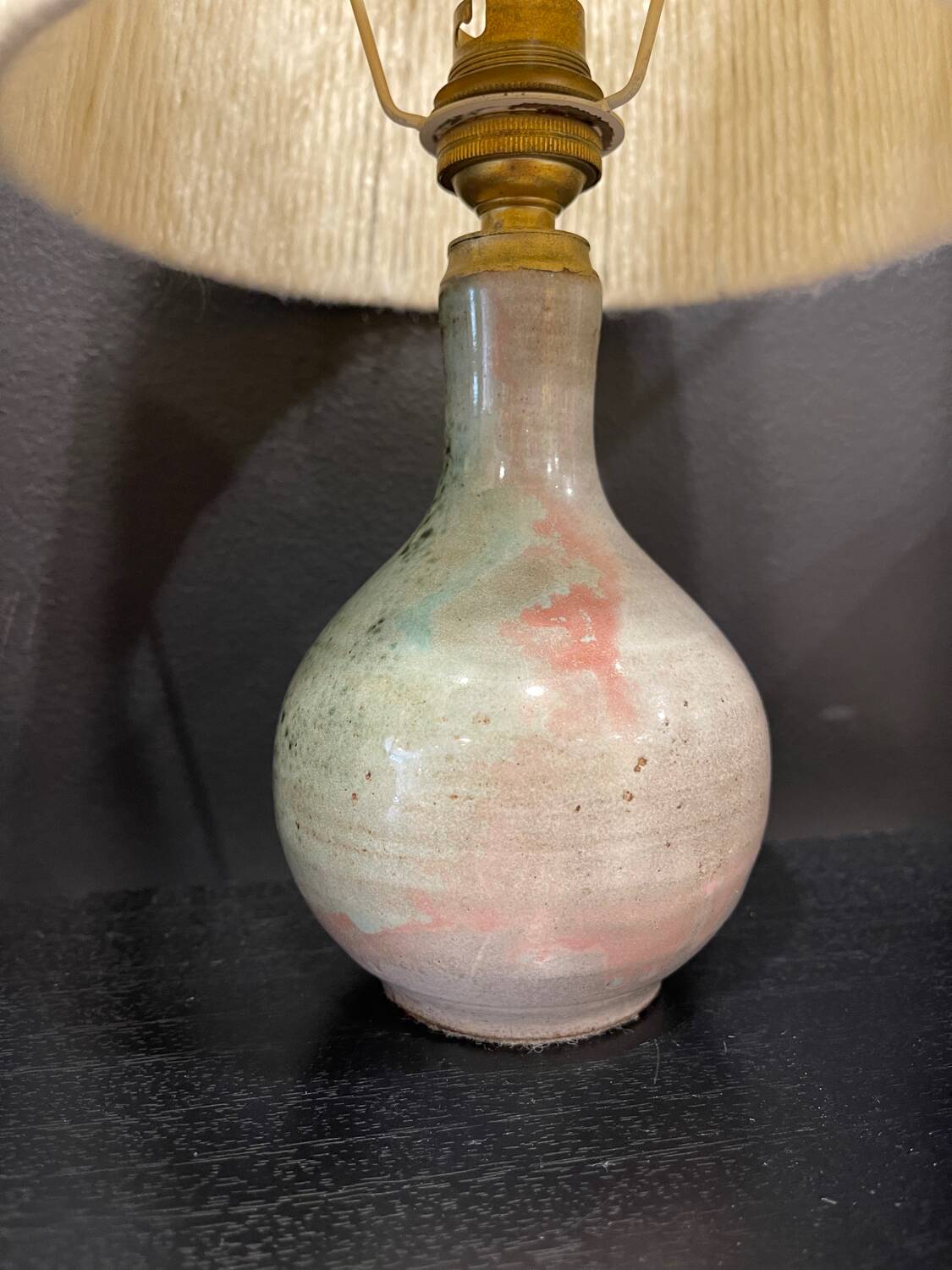Paire de lampe céramique 1960