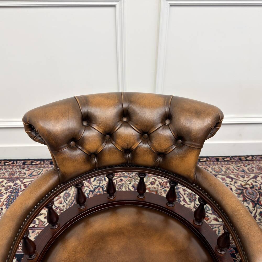 Set of Classic English Springvale Chesterfield Chairs