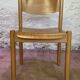 Suite de 6 chaises en bois vintage empilables
