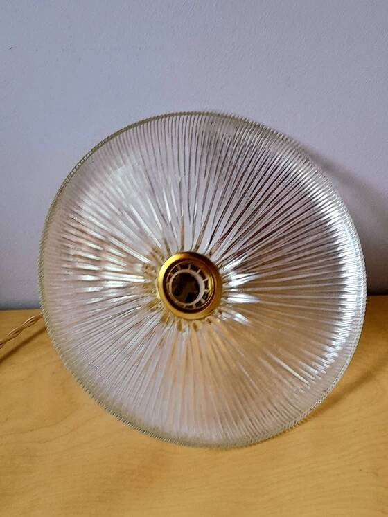 Suspension en verre holophane