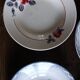 6 Art Deco deep plates Marinette Juliette Digoin Sarreguemines Badonv