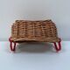 Miniature rattan basket from the 70s
