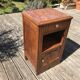 Table de chevet art nouveau marbre rose