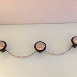 Moustache hook with three chrome heads / vintage 60s-70s