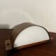 Copper wall light in opaline glass Fanale Italy