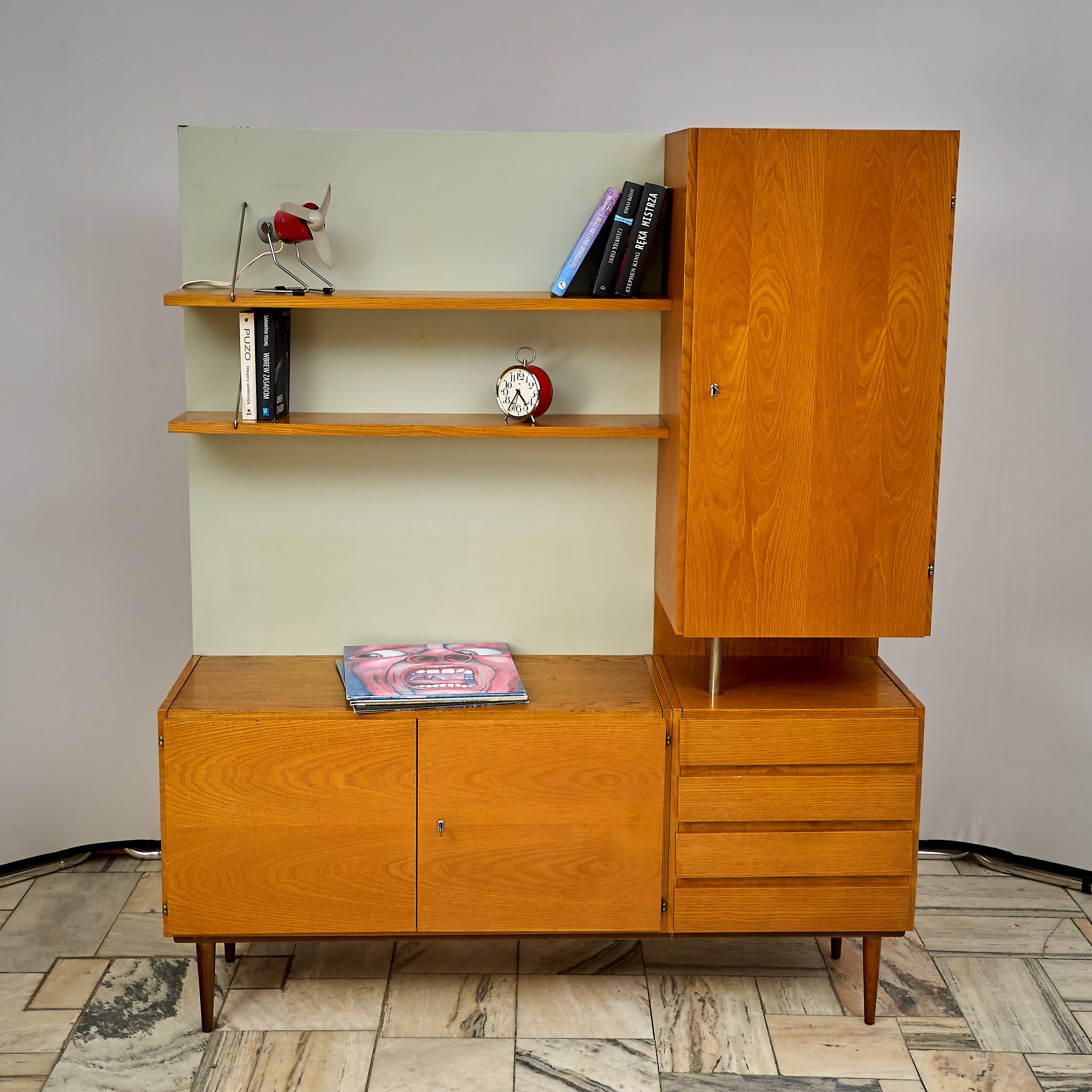 Mid-Century Display Cabinet 1960s Czechoslovakia
