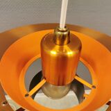 Ceiling lamp model "Nova" designed by Jo Hammerborg for Danish Fog&Mørup in 1963.