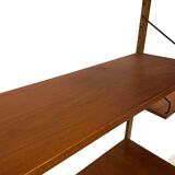 Vintage Poul Cadovius Royal System wandsysteem wandmeubel