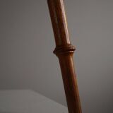 High tripod stool in solid pine, by a Danish cabinetmaker, mid-century, around 1960.