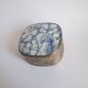 Old metal box and faience twentieth Asia China