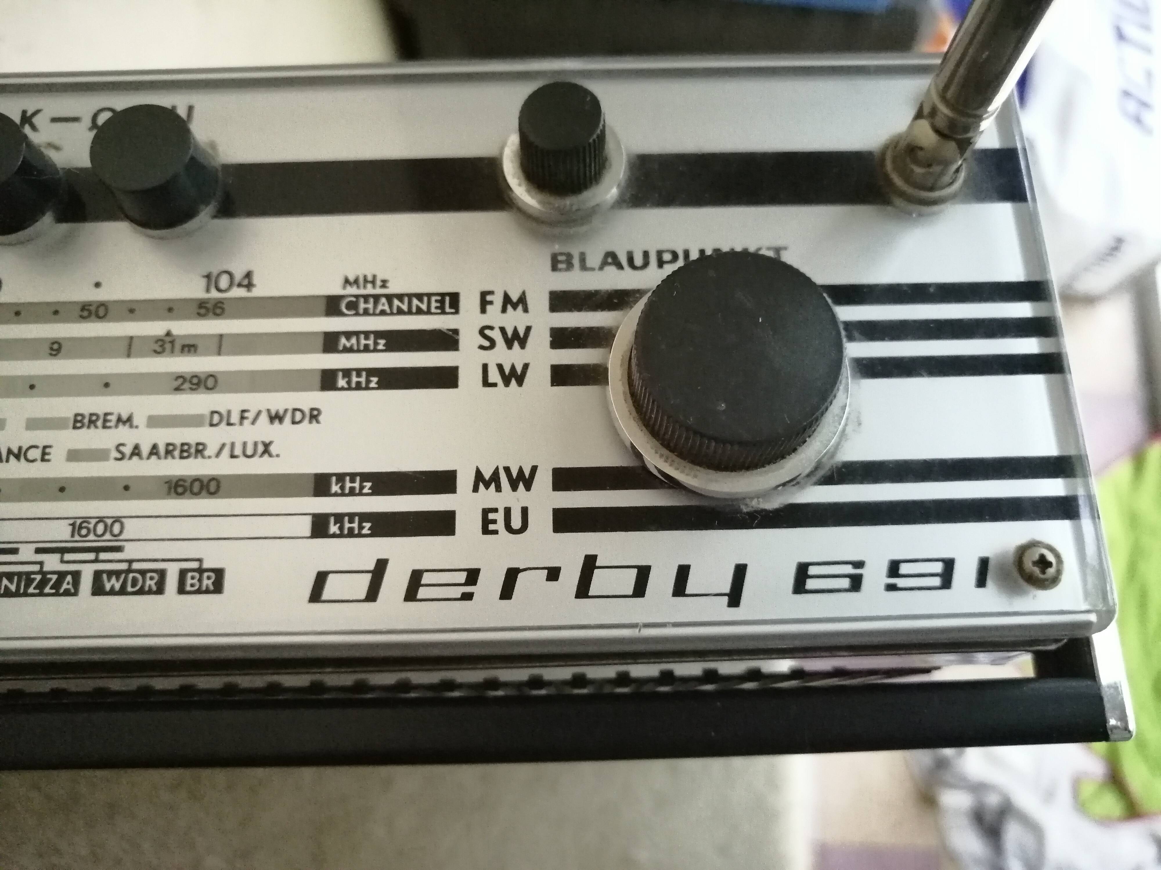 Radio transistor Blaupunkt 1969