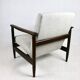 Light grey GFM-142 Chair by Edmund Homa, 1970s