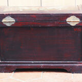 Lacquered wood chest, Napoleon III style