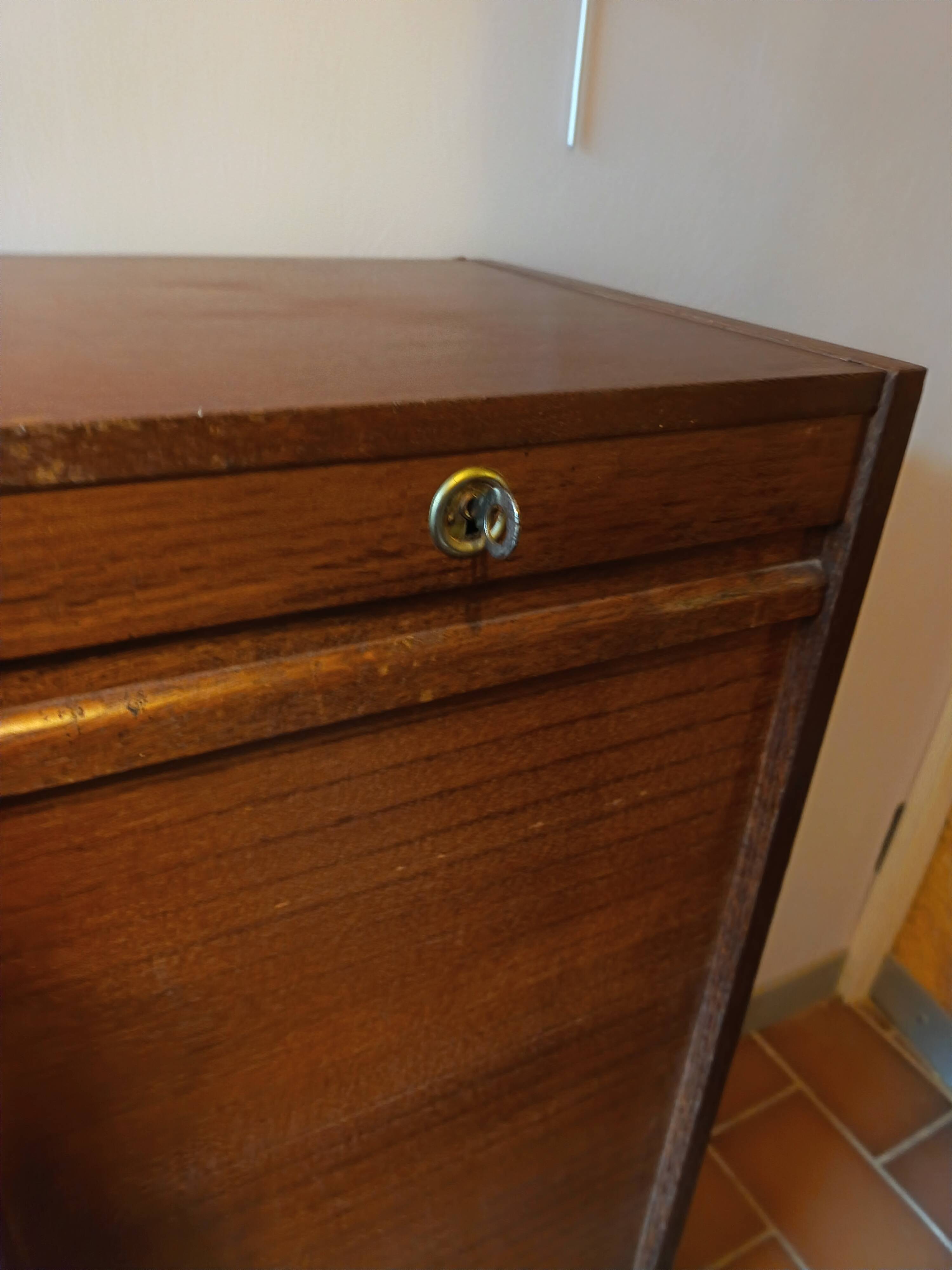 Wooden curtain cabinet