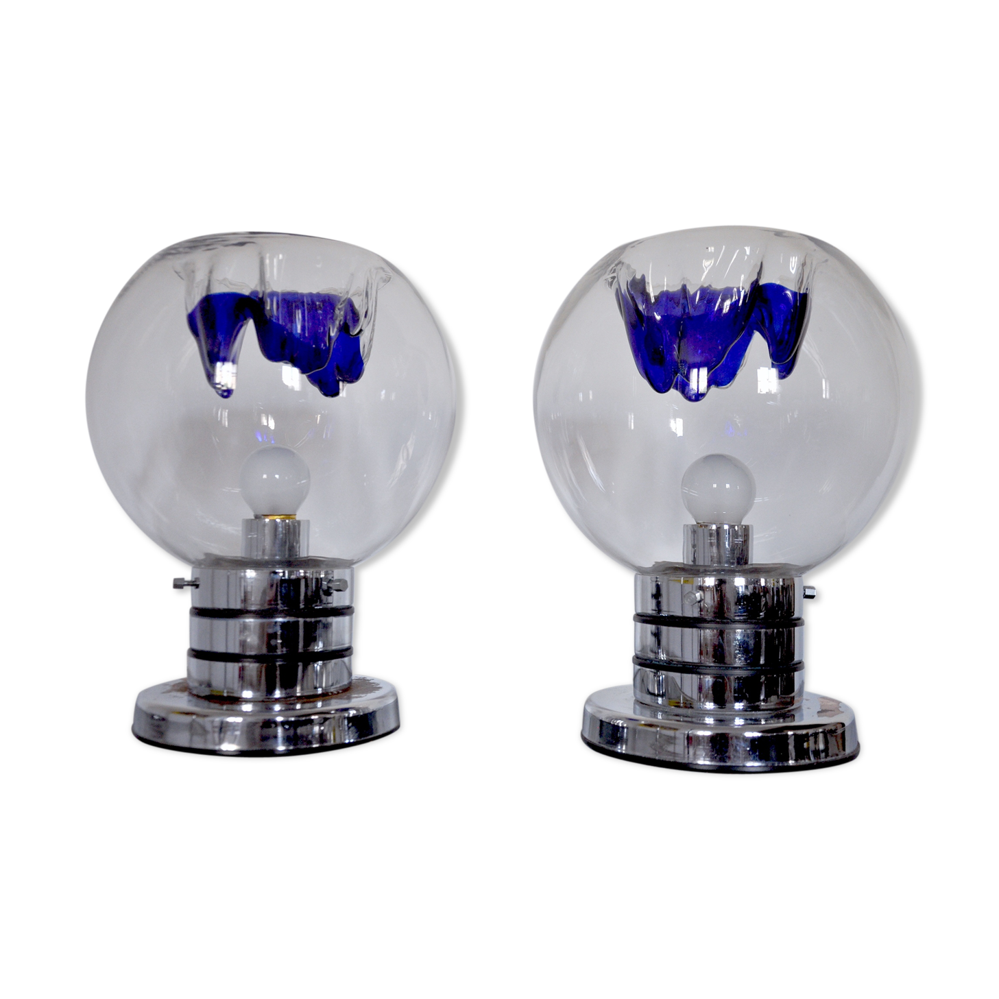 Paire de lampes Toni Zuccheri pour VeArt 1960