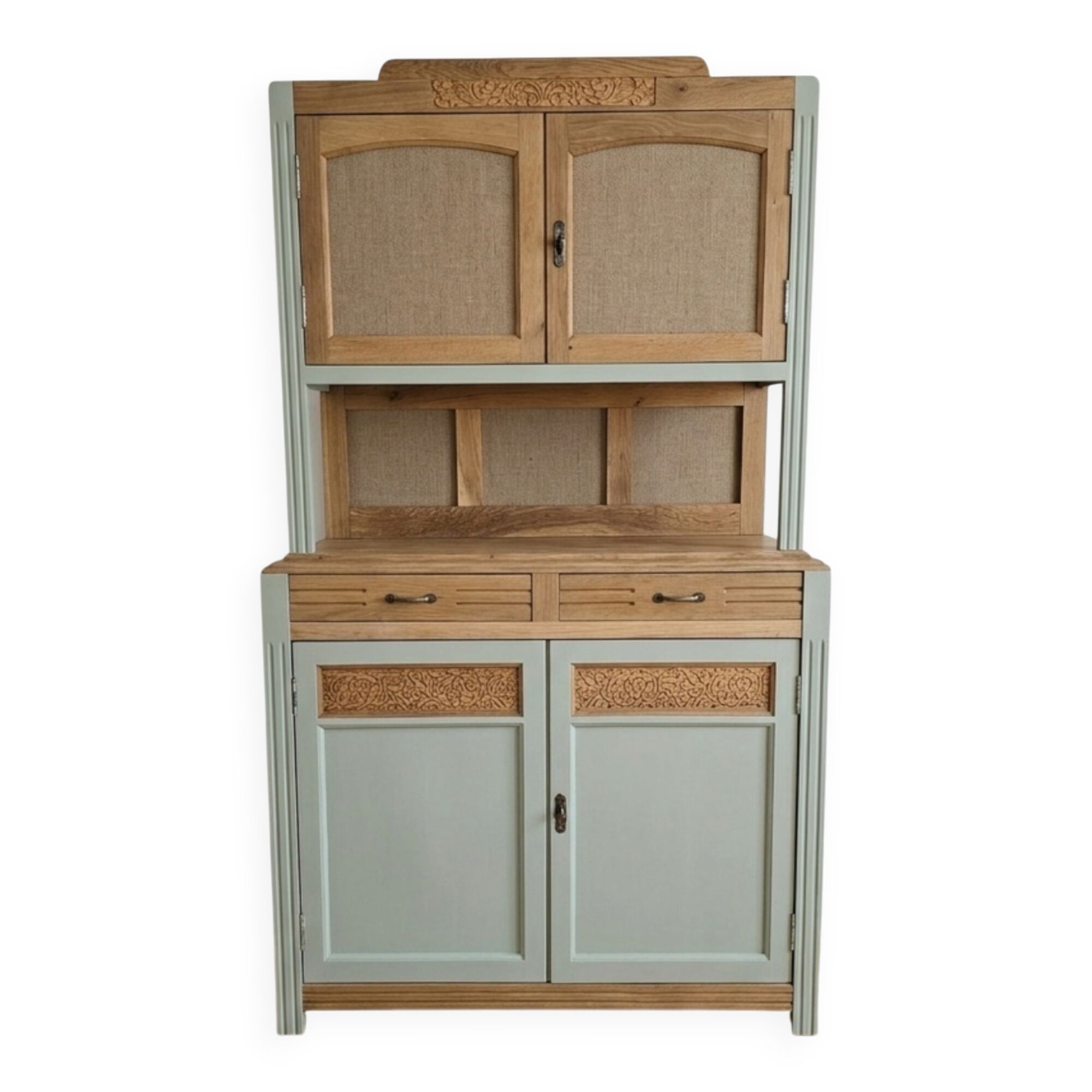 Art Deco sideboard in light oak