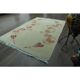 1970s Vintage Turkish Handmade Wool & Cotton Beige Area Rug 160x231