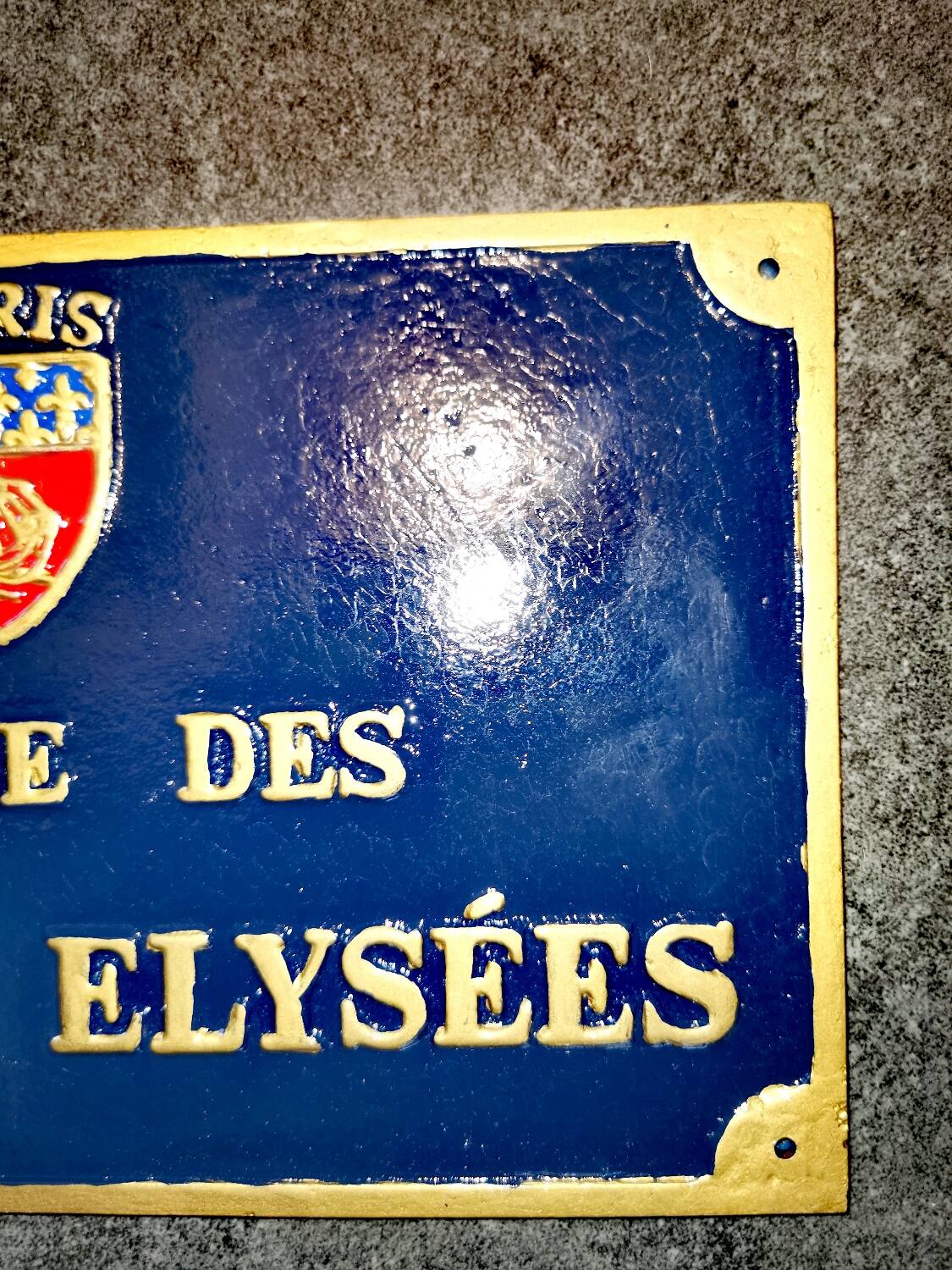 Champs Elysées street sign