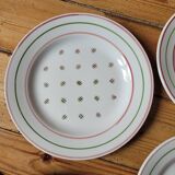 Set of 6 K&G Luneville dessert plates