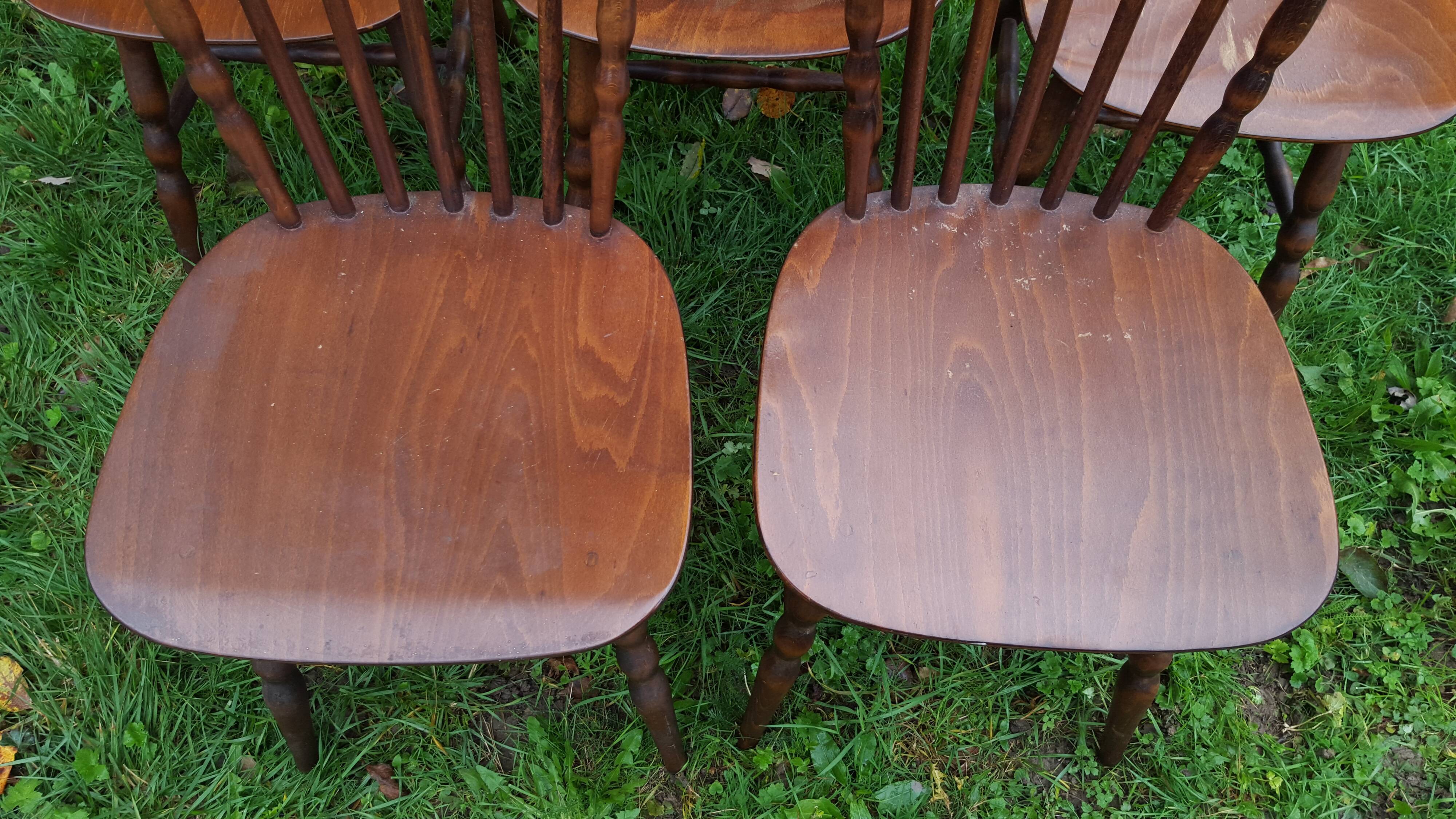 Set of 5 chairs bistro Baumann